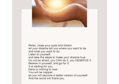 Holistic Therapies with Sonia - brochure