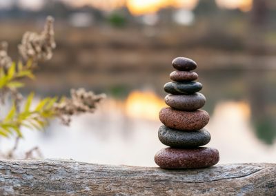 stones by a river- reflexology related