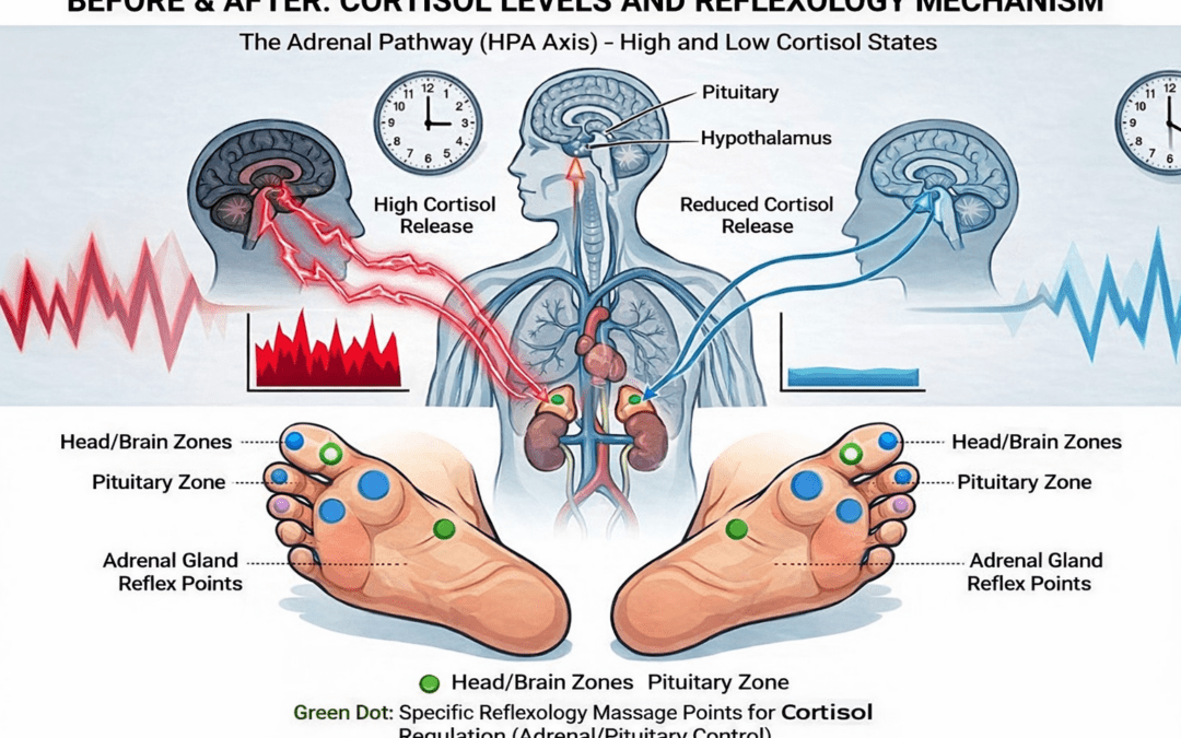 How Reflexology Lowers Cortisol: The Science of Relaxation